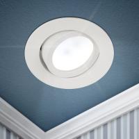 Светильник встраиваемый алюм. KL86 WH MR16/GU5.3 бел. Эра Б0054350