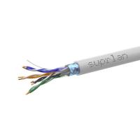 Кабель витая пара F/UTP кат.5E 4х2х24AWG solid Cu PVC In. Median 305м (м) SUPRLAN 01-1033-1