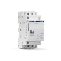 Контактор модульный 36мм 20А 230В АС 2НО 2НЗ PRIZMA TOKOV ELECTRIC TKE-PZ-MC-2-20-230-22