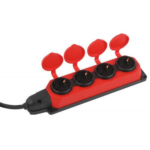 Удлинитель 4х30м с заземл. IP44 КГ 3х1.5 каучук UK-4e-3x1.5-30m-IP44(KG) Эра Б0057588