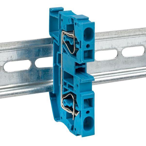 Колодка клеммная ST-6 57А пружинная син. EKF plc-jxb-st-6-blue