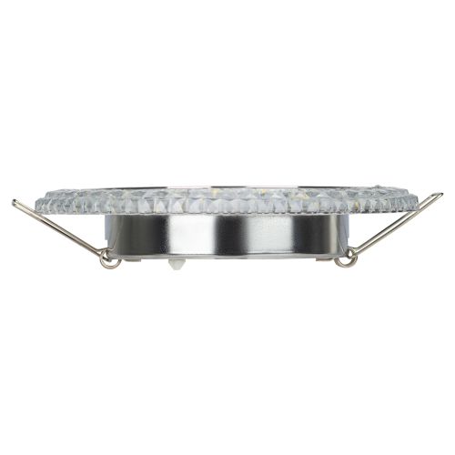 Светильник точечный DK LD26 SL/WH GX53 декор со светодиод. подсветкой прозр. ЭРА Б0029638