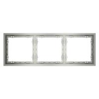 Рамка 3-м S70 пластик. сталь Voltum VLS100305