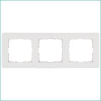 Рамка 3-м G-Flex бел. глянцевый Jasmart G1103W
