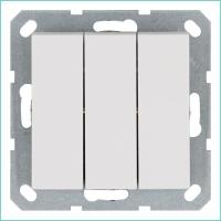 Выключатель 3-кл. 10А IP20 механизм бел. глянцевый Jasmart G3031W