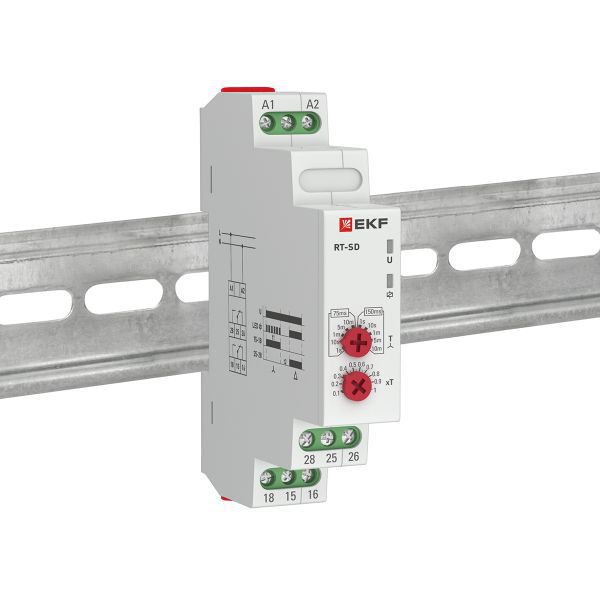 Реле времени RT-SD для двигателей "звезда-треугольник" EKF rt-sd