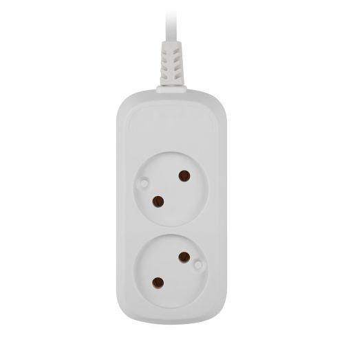 Удлинитель 2х1.5м без заземл. ПВС 2х0.75 UDL-10-215 Greenline Эра Б0065055