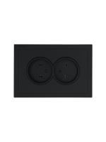 Розетка 2-мест. с/з СП ZIMA IP20 16А ПБТ безвинт. зажим черн. бархат LEZARD 704-4200-127BQC