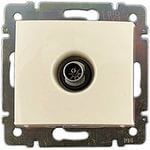 Розетка телевизионная проходная TV СП Valena 14дБ механизм сл. кость (DIY-упак.) IEK 695625