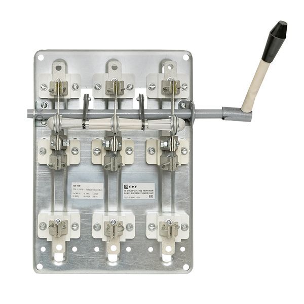 Разъединитель-предохранитель РПБ-1 100А правый привод без ППН Basic EKF rpb-r-100