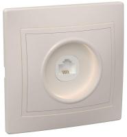 Розетка телефонная 1-м СП Кварта РТ10-ККм IP20 крем. GENERICA ETK10-K33-DM