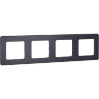 Рамка 4-м Inspiria антрацит IEK 673963