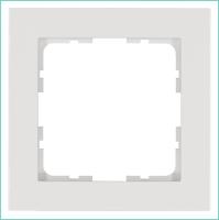 Рамка 1-м G-Classic бел. глянцевый Jasmart G1001W