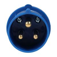 Вилка кабельная 013 16А 220AC 2P+PE 6ч IP44 КЭАЗ 222735