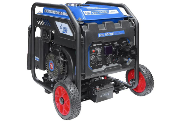 Генератор/электростанция/бензогенератор инверторный SGG 5000Ei с колесами ГК ТСС 060040