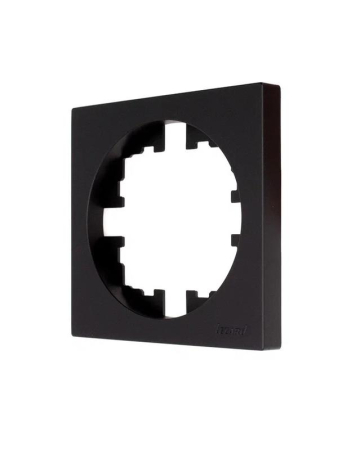 Рамка 1-м OSEN горизонт. квадрат черн. бархат LEZARD 743-4200-146