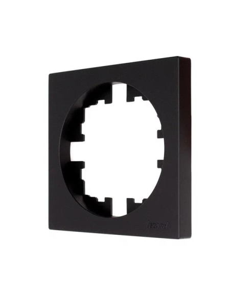 Рамка 1-м OSEN горизонт. квадрат черн. бархат LEZARD 743-4200-146