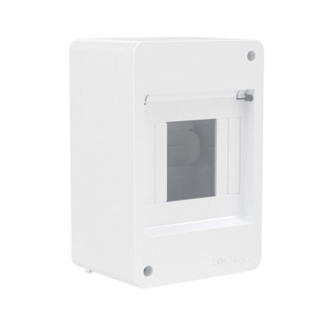 Щиток настенный Фрейм (FRAME) 4мод. без дверцы бел. DKC F04W0W0