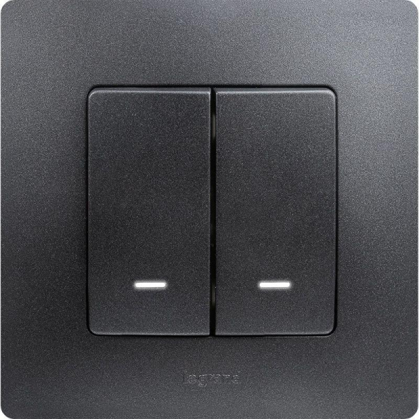 Рамка 1-м Etika антрацит IEK 672581