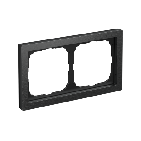 Рамка 2-м ArtGallery Pure метал. оникс SE GAL312302