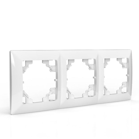 Рамка 3-м AVA бел. TOKOV ELECTRIC TKL-AV-RM3-C01
