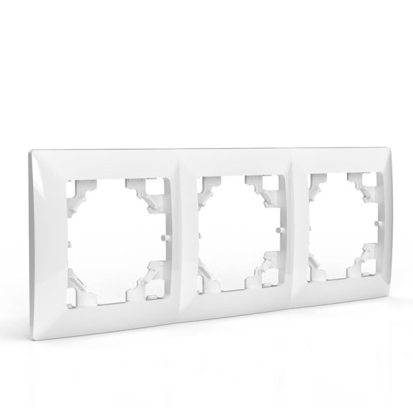Рамка 3-м AVA бел. TOKOV ELECTRIC TKL-AV-RM3-C01