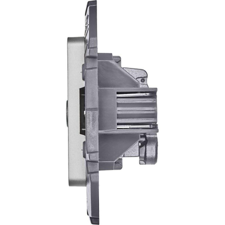 Розетка телевизионная проходная TV Inspiria 14дБ 5-862мГц механизм алюм. IEK 673862