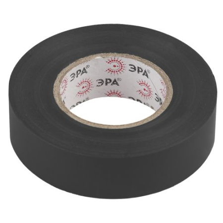 Изолента ПВХ 19ммх20м черн. ET1920BLACK Эра C0036540