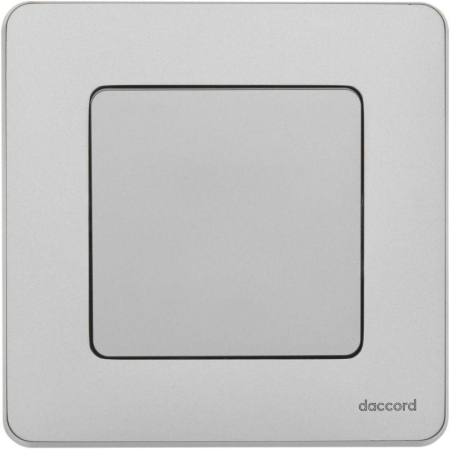 Выключатель кнопочный Inspiria 6А 250В без фиксации НО/НЗ механизм алюм. IEK 673692