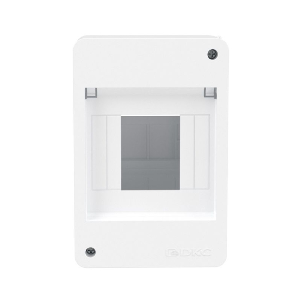 Щиток настенный Фрейм (FRAME) 4мод. без дверцы бел. DKC F04W0W0