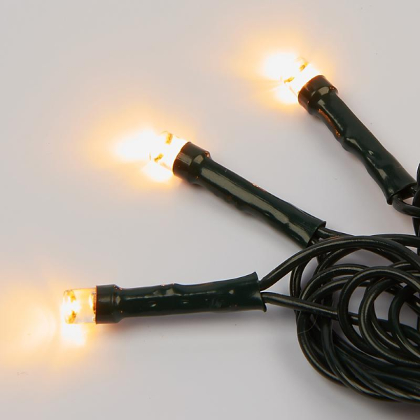 Гирлянда LED ULD-S0500-050/DGA WARM WHITE IP20 5м 50 диодов. тепл. бел. свет провод зел. Uniel UL-00007304