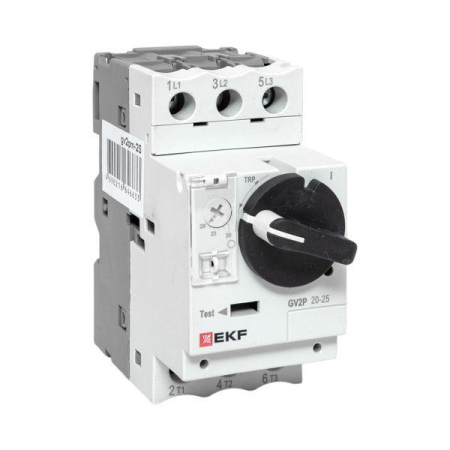 Выключатель автоматический для защиты двигателя GV2P 20-25А EKF gv2pm-25