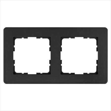 Рамка 2-м G-Flex антрацит Jasmart G1102B