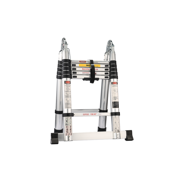 Лестница-стремянка телескопическая 1.9-3.85м (20103) SHTOK 376556