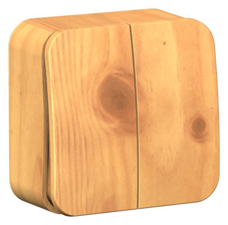 Выключатель 2-кл. ОП Blanca 10А IP20 (сх. 5) 250В ясень SE BLNVA105005