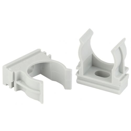 Держатель для труб (клипса) d16мм сер. CLIP-16 Эра Б0020035
