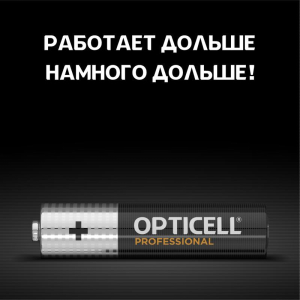 Элемент питания алкалиновый AAA/LR03 (блист. 4шт) Professional Opticell 5052002/6052002