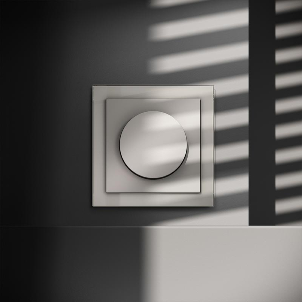 Светорегулятор поворотно-нажимной СП S70 600Вт механизм кашемир Voltum VLS070303