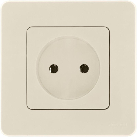 Розетка 1-м СП Inspiria 16А IP20 250В 2P механизм сл. кость IEK 673711