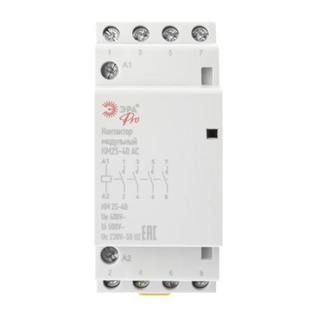 Контактор модульный КМ25-40 AC PRO NO-902-298 ЭРА Б0049163
