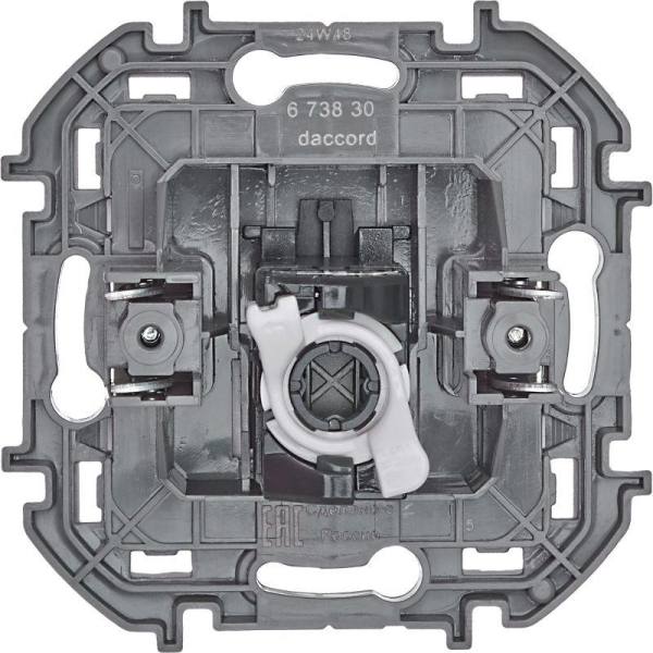 Розетка компьютерная Inspiria RJ45 кат.6 UTP механизм бел. IEK 673830