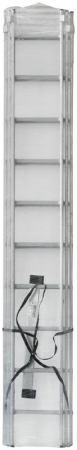Лестница трехсекционная 3х10 H=285/481/674см 12.19кг алюм. FIT 65435