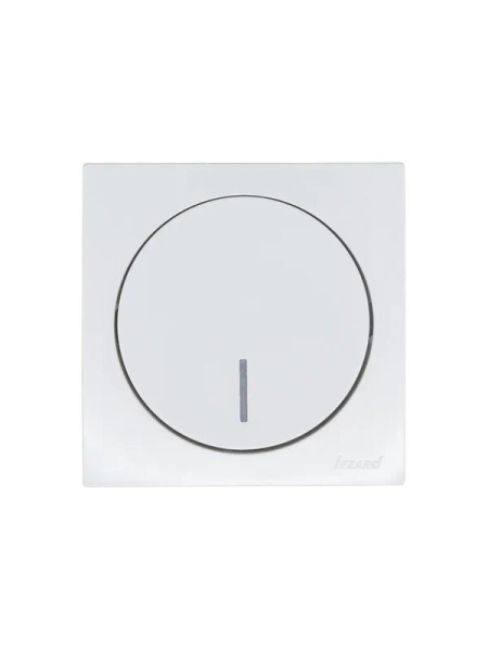 Выключатель 1-кл. СП OSEN 10А IP20 с подсветкой механизм бел. LEZARD 743-0288-111