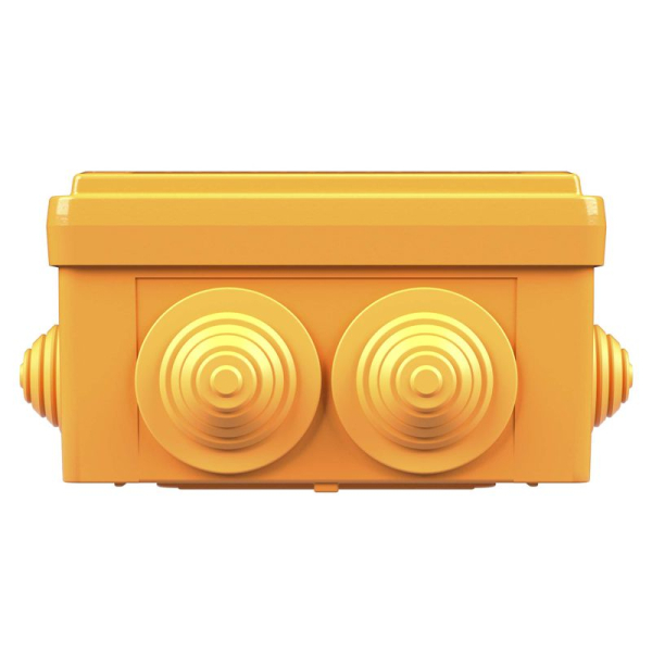 Коробка ответвительная FS 100х100х50мм IP55 4п 450В 6А 4кв.мм с кабельными вводами и клеммниками пластик. DKC FSB11404