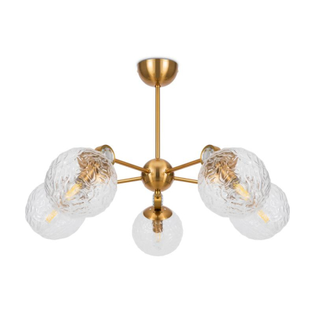 Светильник Mellow 40Вт E14х5 IP20 подвесной Freya FR5264PL-05BS