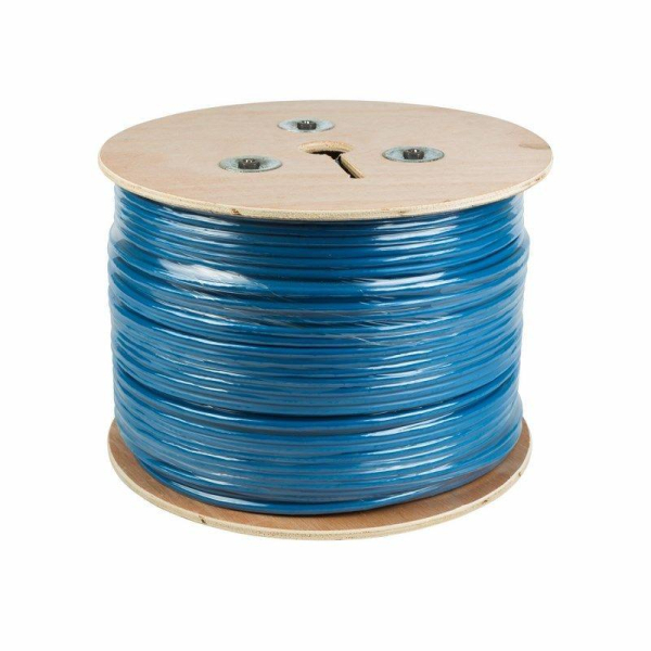 Кабель витая пара F/UTP кат.6 4х2х23AWG solid CU PVC син. (м) Rexant 01-0147