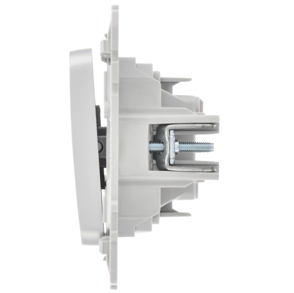 Выключатель 1-кл. СП FLITE ВС11-1-0-ФлА 10А механизм алюм. IEK FI-V10-0-10-1-K47