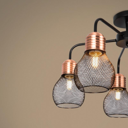 Светильник Agata 60Вт E27х5 IP20 потолочн. Freya FR4011CL-05BBS