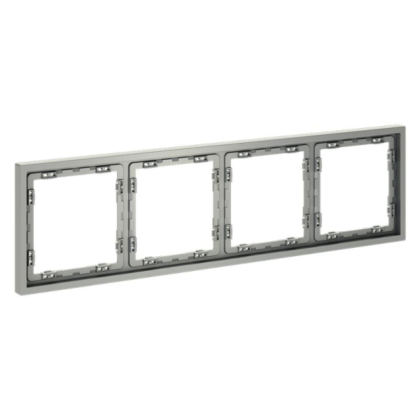 Рамка 4-м S70 пластик. сталь Voltum VLS100405