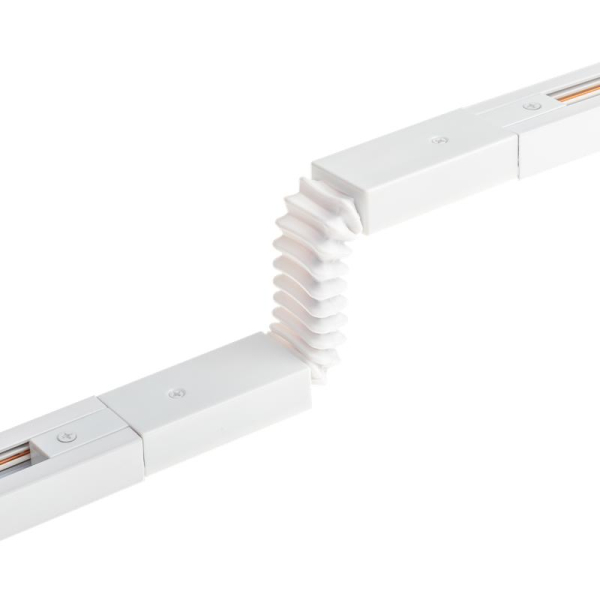 Коннектор трековый для соединения шинопровода гибкий ARTLINE пластик/медь бел. Ritter 59751 7